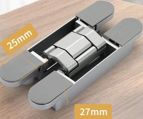 Zinklegering zware onzichtbare scharnieren 120 kg laadvermogen voor 18-22 mm deuren